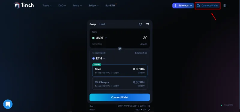 Hoe 1inch DEX Aggregator te gebruiken - een stapsgewijze handleiding