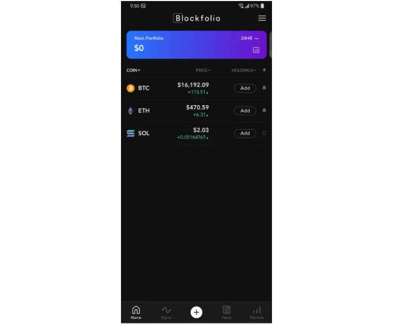 Handleiding voor het gebruik van Blockfolio om crypto-investeringsactiva te beheren