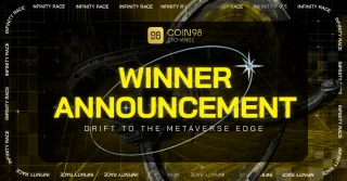 Coin98 Infinity Race Winnaar Aankondiging