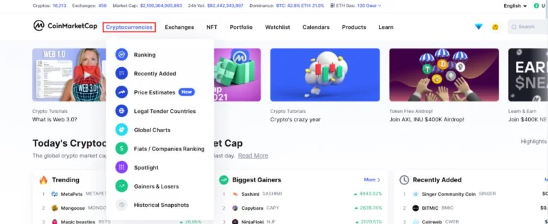 코인마켓캡이란?  CoinMarketCap을 사용하여 투자 최적화 방법