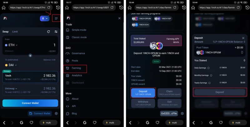 Hoe 1inch DEX Aggregator te gebruiken - een stapsgewijze handleiding