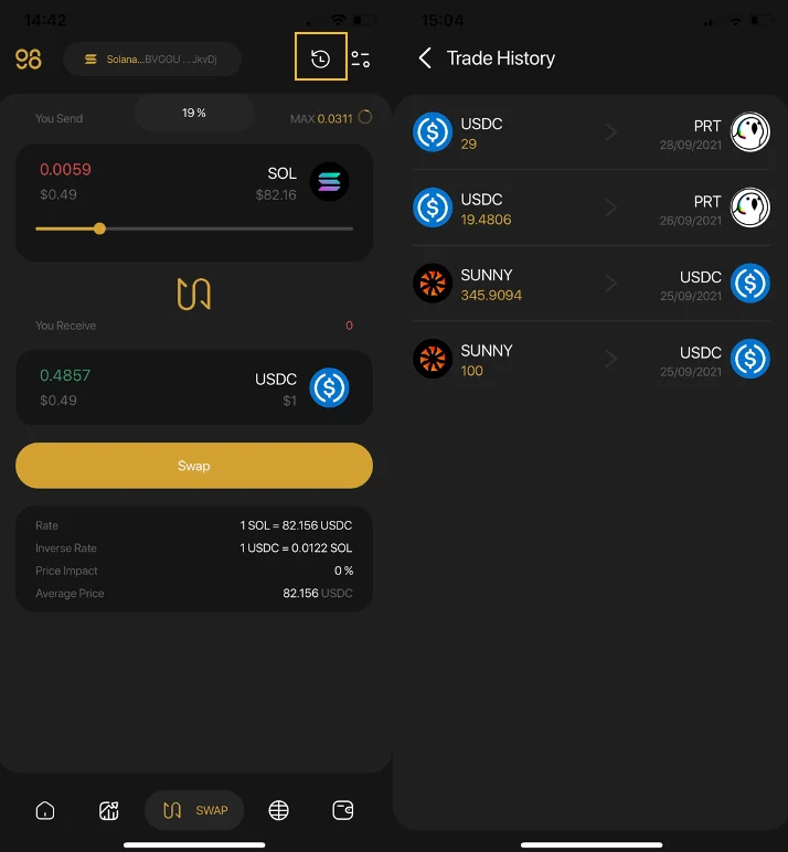 Instructies om Coin98 Exchange rechtstreeks op Coin98 Super App te gebruiken