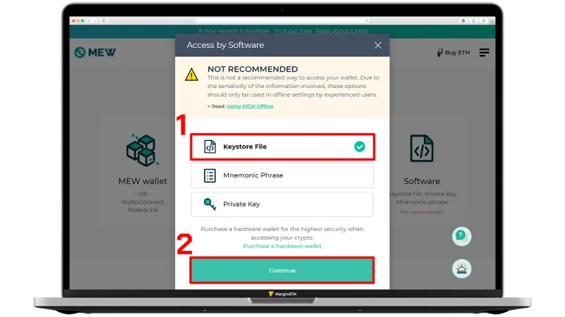 Instructies voor het maken en gebruiken van een gedetailleerde MyEtherWallet (MEW) portemonnee