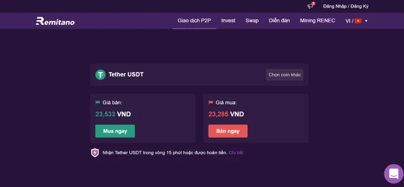 Instrucciones para usar el intercambio de Remitano: compre y venda Bitcoin en el intercambio de Remitano