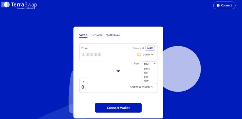 Terraswap - Terra Ecosystem's pionier AMM