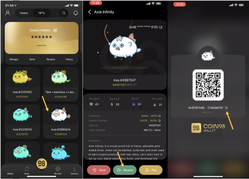 ¿Qué es la billetera Coin98?  Cómo usar la función Wallet en Coin98 Super App de AZ
