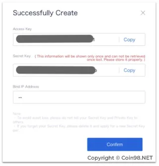 Cómo generar una clave API en los intercambios