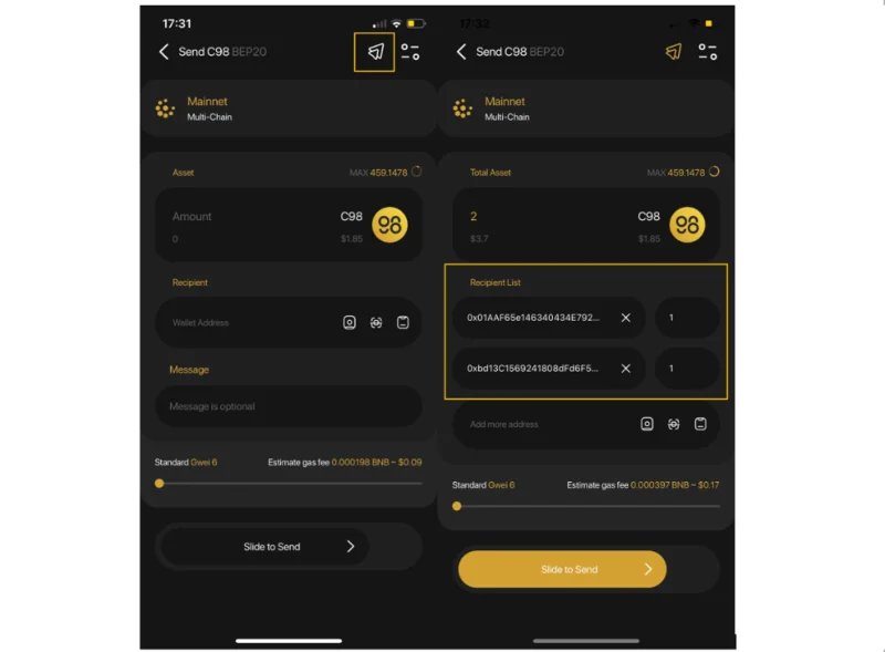 ¿Qué es la billetera Coin98?  Cómo usar la función Wallet en Coin98 Super App de AZ