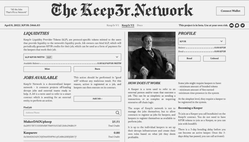 Qu'est-ce que le réseau Keep3r (KP3R) ?