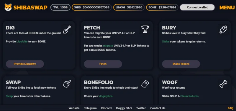 ¿Qué es Shibaswap (SHIB, LEASH, BONE)? Conjunto completo de criptomonedas SHIB. ¿Qué es Shibaswap (SHIB, LEASH, BONE)? Conjunto completo de criptomonedas SHIB.