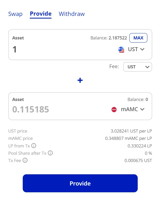 Terraswap - Terra Ecosystem's pionier AMM