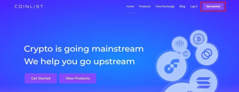 Registro en Coinlist