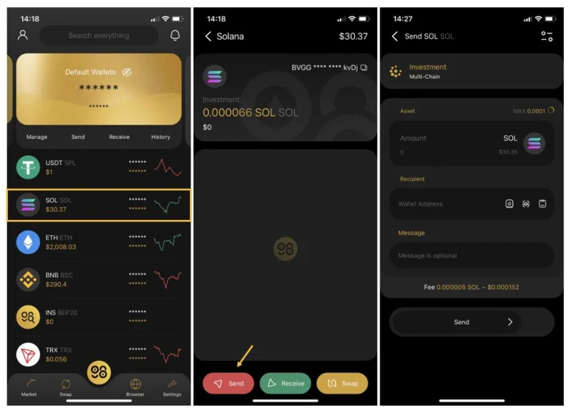 Guía del usuario de Coin98 Wallet para principiantes