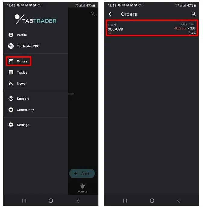Guía detallada del usuario de Tabtrader para novatos
