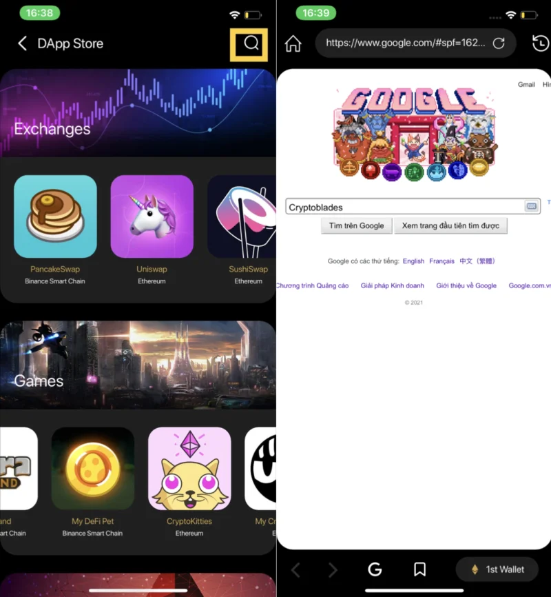 Instructies voor het spelen van het spel CryptoBlades (SKILL) geld verdienen met AZ