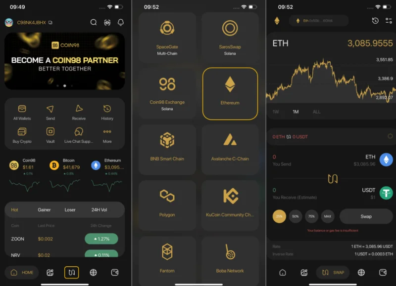 Jak zamienić tokeny ETH