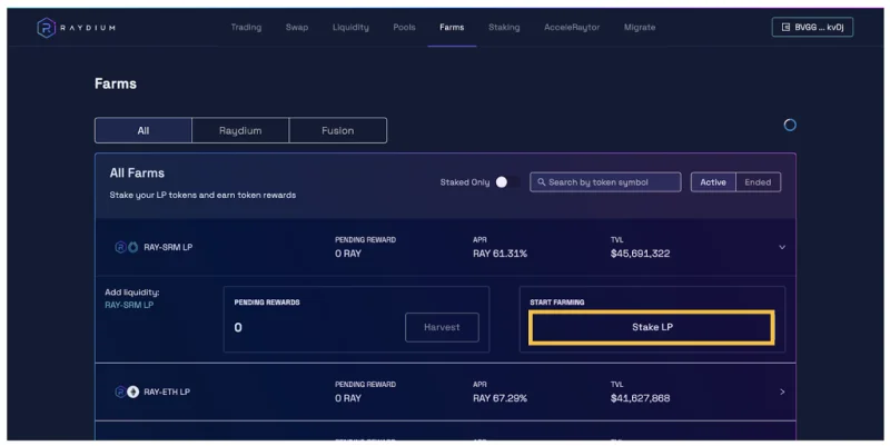 Hoe Raydium Exchange (RAY) te gebruiken: een stapsgewijze handleiding