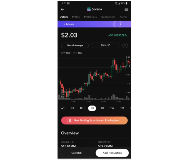 Handleiding voor het gebruik van Blockfolio om crypto-investeringsactiva te beheren