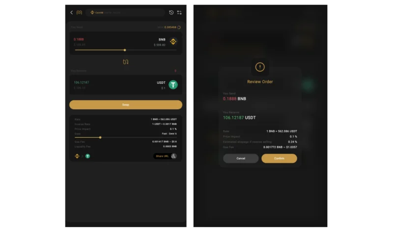 คำแนะนำสำหรับการซื้อขาย MDEX บน Coin98 Super App