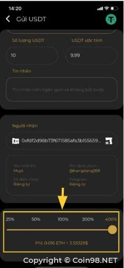 Panduan Pengguna Dompet USDT Coin98