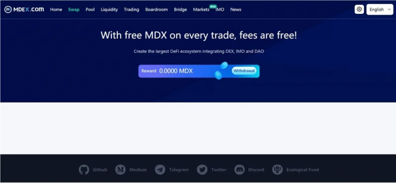 Comment utiliser MDEX Exchange : un guide étape par étape