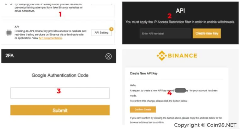 Cómo generar una clave API en los intercambios
