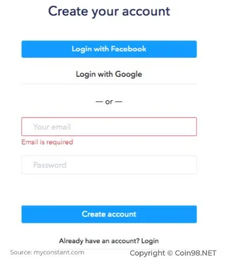 ¿Qué es constante?  Instrucciones para el registro de cuenta y verificación KYC en Constant