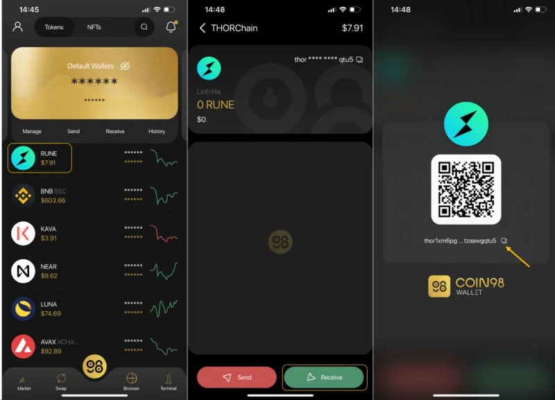 Cos'è il portafoglio THORChain (RUNE)?  Istruzioni per la creazione e l'utilizzo del portafoglio THORChain (RUNE)