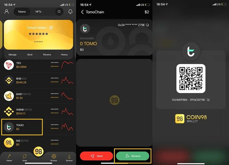 Cos'è il portafoglio TomoChain?  Istruzioni per creare e utilizzare il portafoglio TomoChain (TOMO, TRC21)