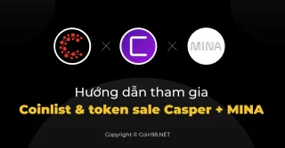 Instruções para comprar tokens Sale Casper e MINA na Coinlist
