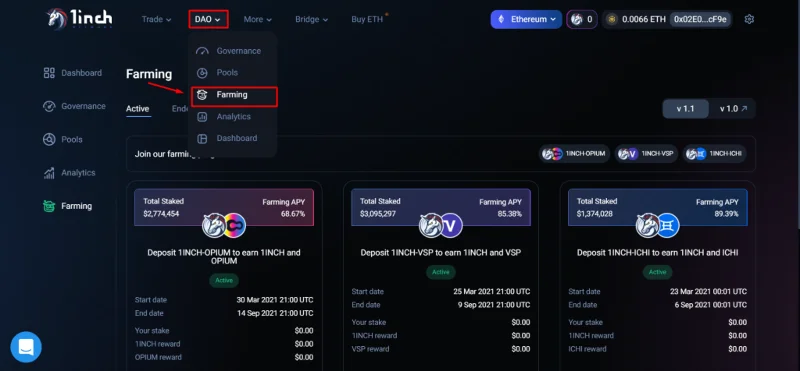 Hoe 1inch DEX Aggregator te gebruiken - een stapsgewijze handleiding