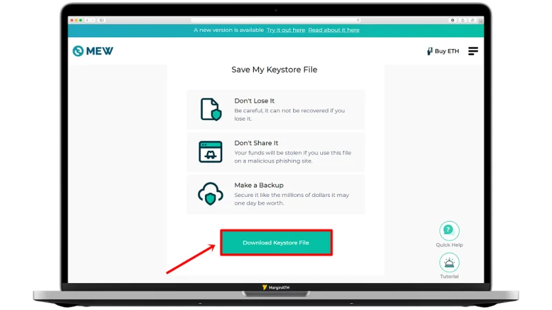 Instructies voor het maken en gebruiken van een gedetailleerde MyEtherWallet (MEW) portemonnee