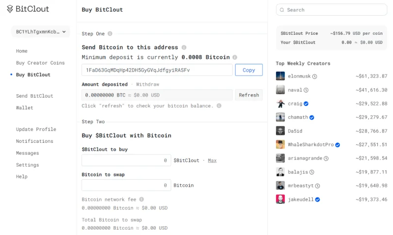 Apa itu BitClout (BTCLT)?  Set lengkap cryptocurrency BTCLT
