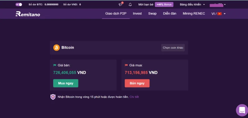 Instrucciones para usar el intercambio de Remitano: compre y venda Bitcoin en el intercambio de Remitano