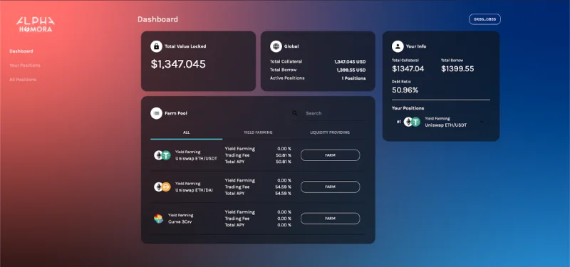 Alpha Homora V2 - Llevando el apalancamiento en Yield Farming al siguiente nivel