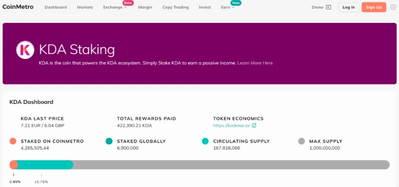 Staking KDA