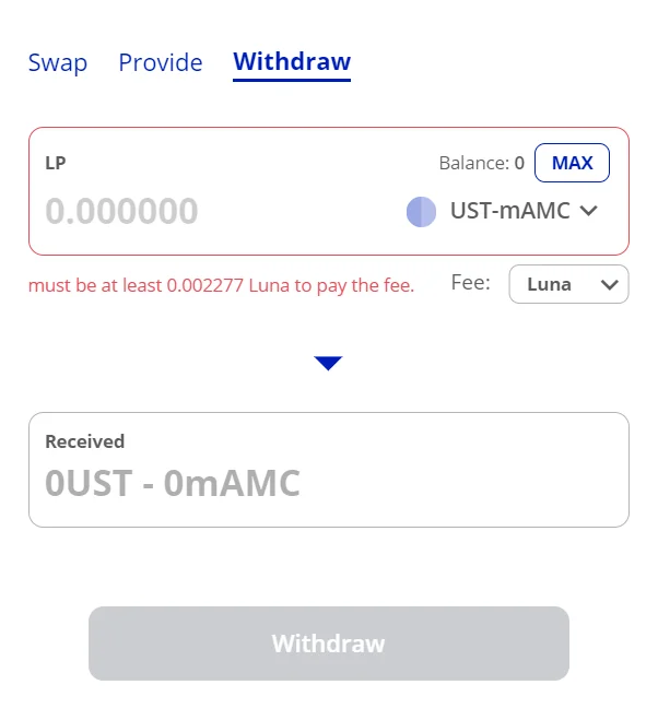 Terraswap - Terra Ecosystem's pionier AMM