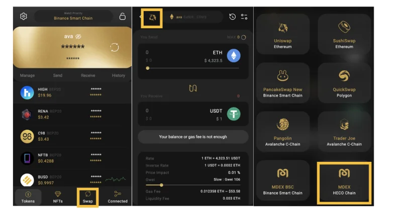 Comment utiliser MDEX Exchange : un guide étape par étape
