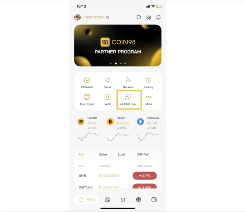 ¿Qué es la billetera Coin98?  Cómo usar la función Wallet en Coin98 Super App de AZ