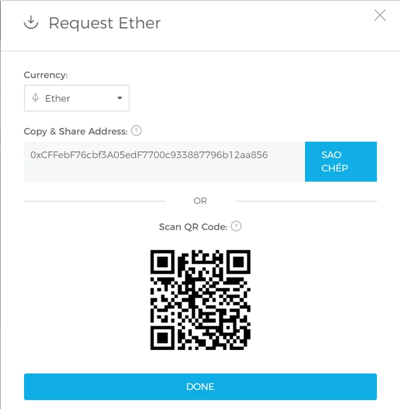 Portfel Blockchain - ETH