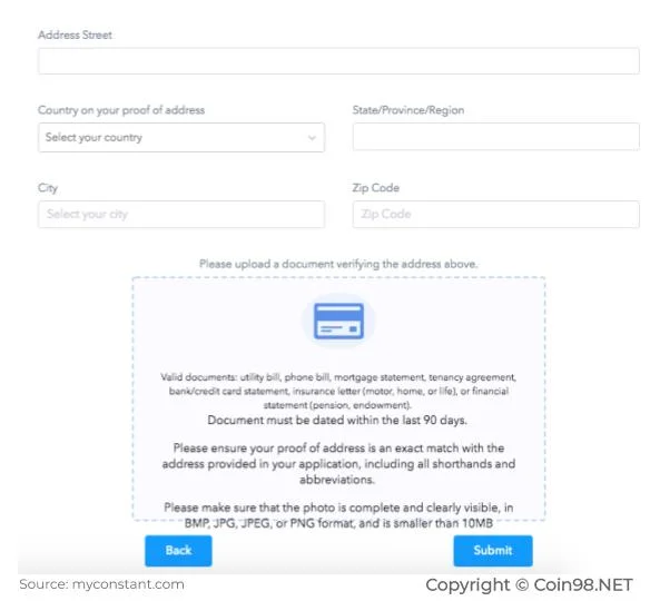 ¿Qué es constante?  Instrucciones para el registro de cuenta y verificación KYC en Constant