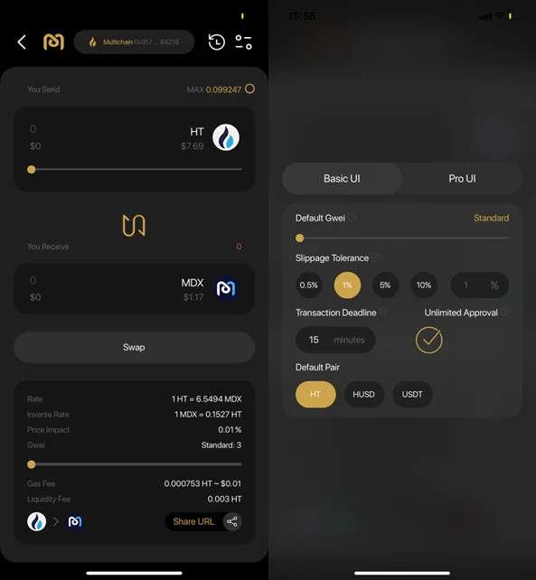 คำแนะนำสำหรับการซื้อขาย MDEX บน Coin98 Super App