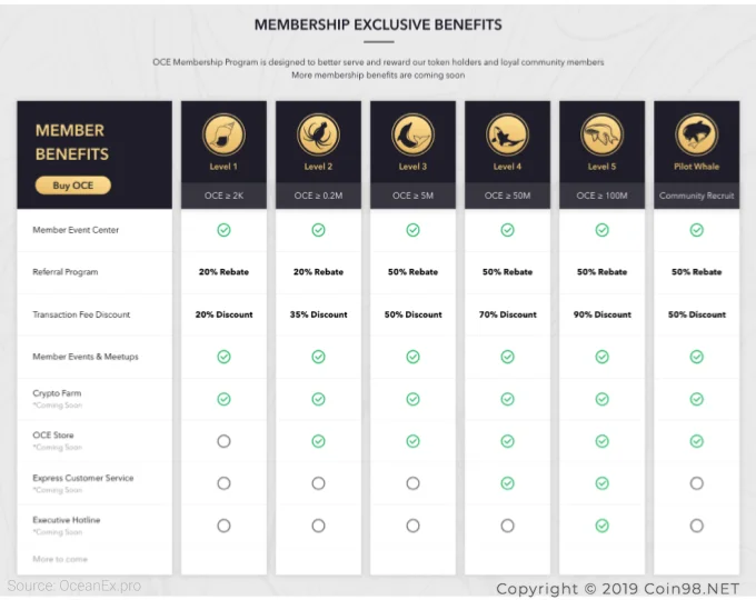 OceanExトークン（OCE）とは何ですか？ OCE暗号通貨の完全なセット
