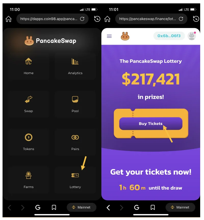 Coin98スーパーアプリでPancakeswapを使用するための最も詳細なガイド