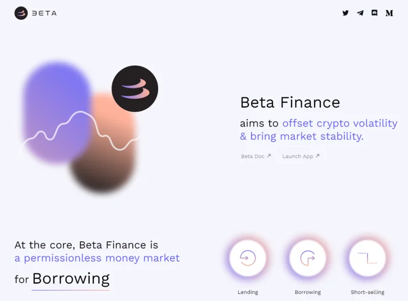 O que é o Beta Finance (BETA)?  Conjunto completo de criptomoedas BETA