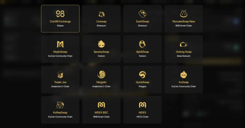 Intercambio Coin98: ¡comienza oficialmente la nueva era para la era Multichain!