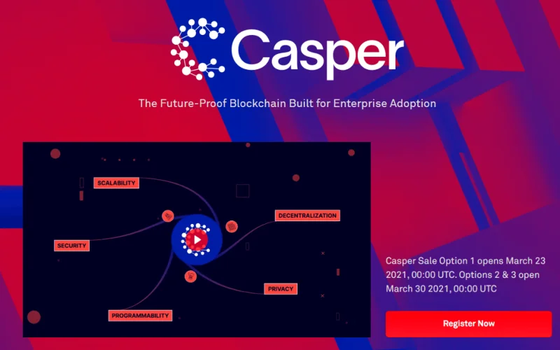 Anweisungen zum Kauf von Sale Casper & MINA Tokens auf Coinlist