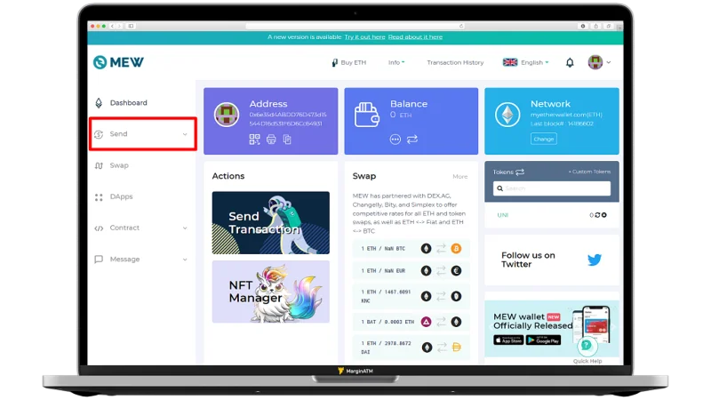 Instructies voor het maken en gebruiken van een gedetailleerde MyEtherWallet (MEW) portemonnee