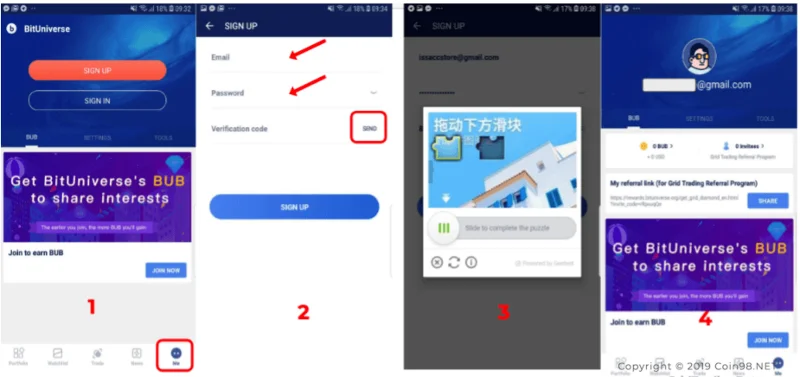 BitUniverseアプリケーションのインストール手順–グリッドトレーディングボット
