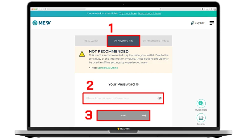 Instructies voor het maken en gebruiken van een gedetailleerde MyEtherWallet (MEW) portemonnee